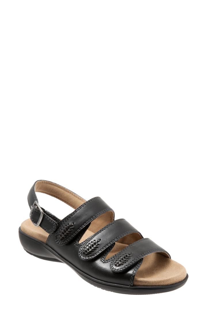 Women's Trotters Tonya Sandal .5 N - Black