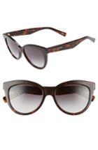 Women's Marc Jacobs 53mm Cat Eye Sunglasses - Black