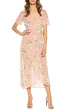 Women's Bardot Floral Wrap Maxi Dress - Pink