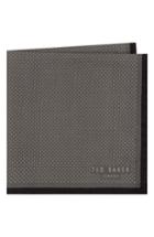 Men's Ted Baker London Triangle Pocket Square, Size - Black