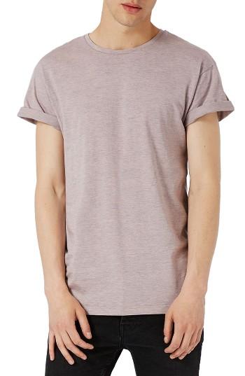 Men's Topman Muscle Fit Roller T-shirt - Pink