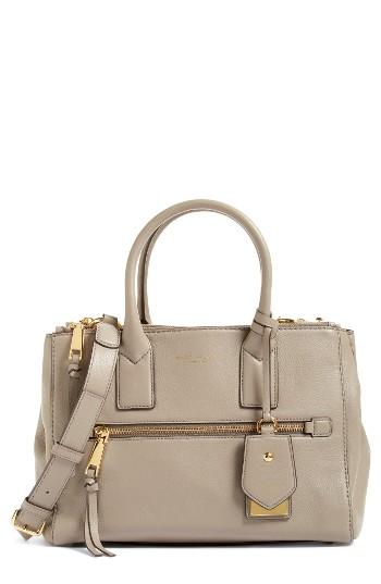 Marc Jacobs Recruit East/west Pebbled Leather Tote - Beige