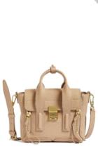 3.1 Phillip Lim Mini Pashli Leather Satchel - Beige