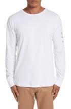 Men's Saturdays Nyc Stacked Logo Graphic Long Sleeve T-shirt - White