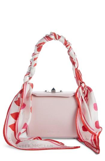 Alexander Mcqueen Box Bag 16 Leather Bag - Pink