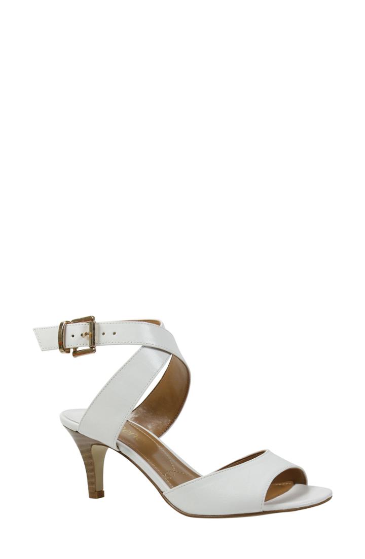 Women's J. Renee 'soncino' Ankle Strap Sandal .5 D - White