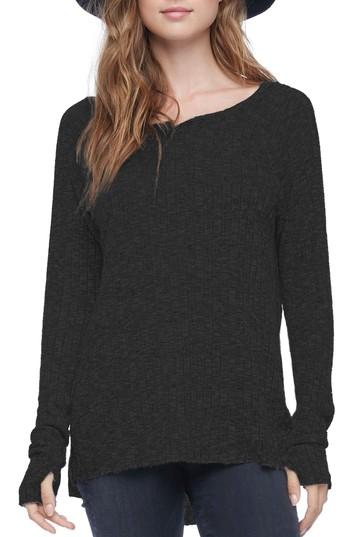 Women's Michael Stars Ribbed High/low Top
