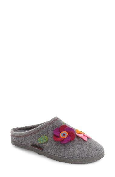 Women's Giesswein Flora Water Repellent Slipper Eu - Grey