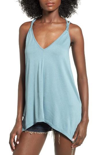 Women's Sun & Shadow Macrame Strap Tank