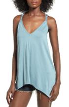 Women's Sun & Shadow Macrame Strap Tank