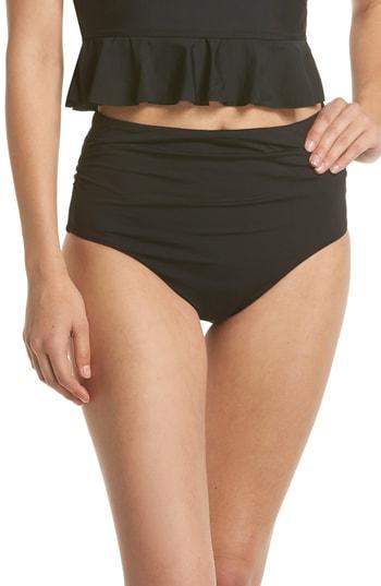 Women's Chelsea28 High Waist Bikini Bottoms - Black