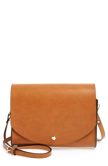 Cesca Faux Leather Crossbody Bag -