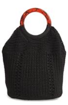 Nordstrom Lala Crochet Tote - Black