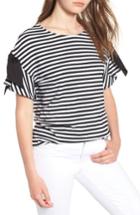 Women's Gibson X Hi Sugarplum! Kahala Tie Sleeve Top - Black