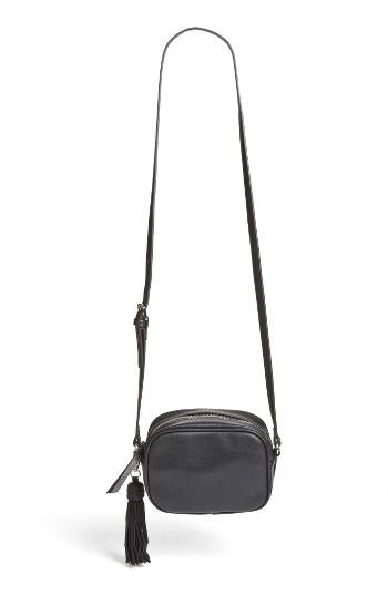 Phase 3 Tassel Faux Leather Crossbody -