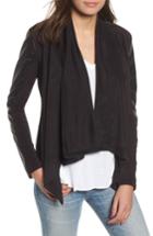 Women's Blanknyc Drape Front Jacket - Black