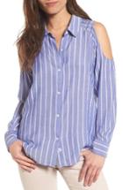 Women's Rails Sadie Cold Shoulder Shirt - Blue