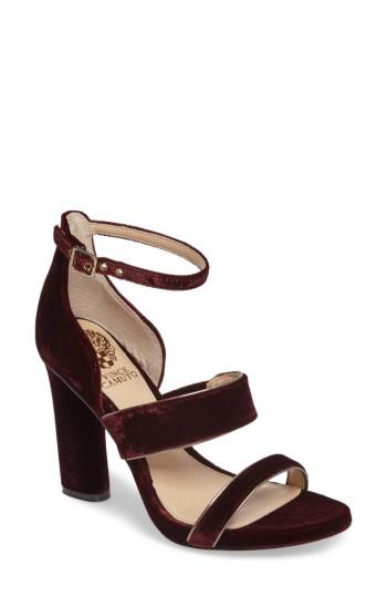 Women's Vince Camuto Robeka Sandal M - Burgundy