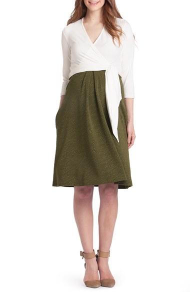 Women's Lilac Clothing Abby Maternity/nursing Dress - Ivory