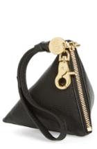 Women's See By Chloe Goatskin Leather Coin Purse - Black