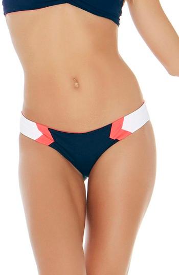 Women's L Space Baracuda Reversible Classic Hipster Bikini Bottoms - Blue