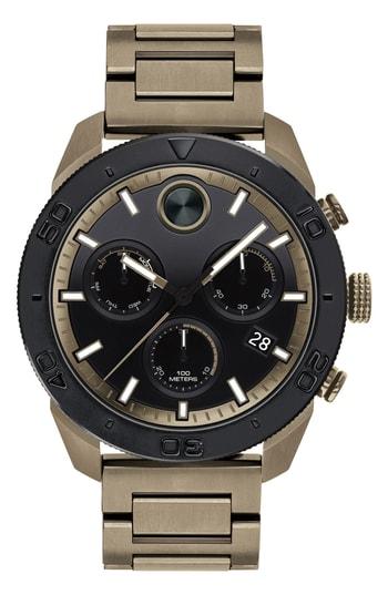 Men's Movado Bold Sport Chronograph Bracelet Watch, 44mm