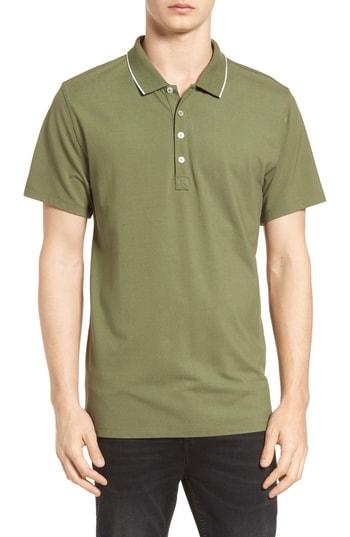 Men's Scotch & Soda Premium Tipped Polo - Green