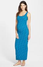 Women's Tees By Tina Marled Maxi Maternity Dress, Size - Blue