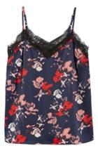 Women's Halogen Lace Detail Cami - Blue