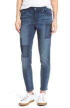 Women's Caslon Patchwork Skinny Jeans - Blue