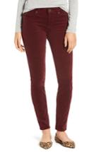 Women's Kut From The Kloth Diana Stretch Corduroy Skinny Pants - Burgundy