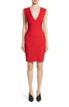 Women's Yigal Azrouel Starlet Off The Shoulder V-neck Dress - Red