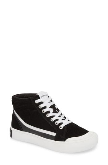 Women's Calvin Klein Jeans High Top Sneaker M - Black