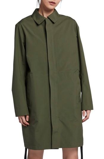 Women's Nike Nikelab X Rt Women's Water Resistant Car Coat - Green