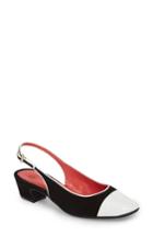 Women's Pas De Rouge Eloe Slingback Pump Us / 35eu - Black