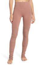 Women's Alo Goddess Ribbed Leggings - Pink