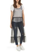 Women's Ten Sixty Sherman Tulle Drop Waist Midi Dress