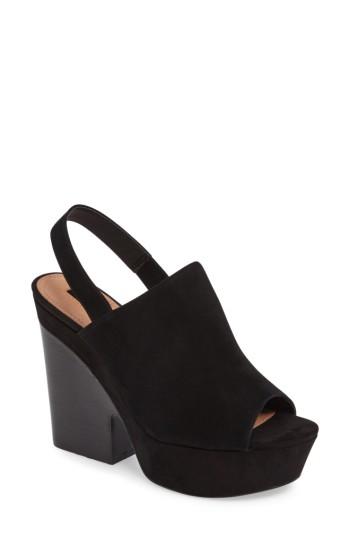 Women's Topshop Leonie Platform Sandal .5us / 41eu - Black