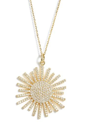 Women's Karen London Crystal Starburst Necklace