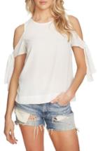 Women's 1.state Cold Shoulder Blouse - White