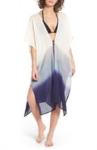 Women's Accessory Street Dip Dye Cover-up, Size - Blue