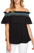 Women's Cece Off The Shoulder Ruffle Knit Top