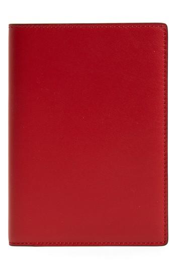 Smythson Hero Leather Passport Cover - Blue