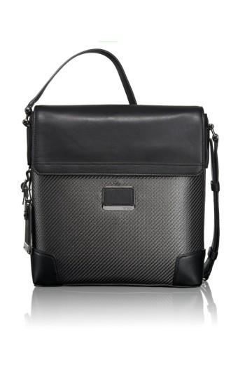 Men's Tumi 'cfx - Suzuka' Carbon Fiber Crossbody Bag - Black