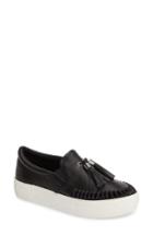 Women's Jslides Tassel Slip-on Sneaker M - Black