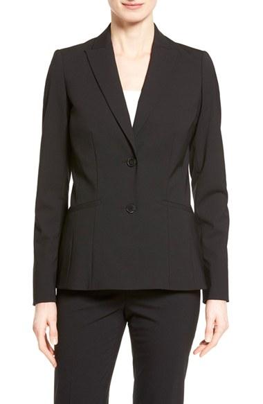 Women's Lafayette 148 New York 'rhonda' Stretch Wool Jacket