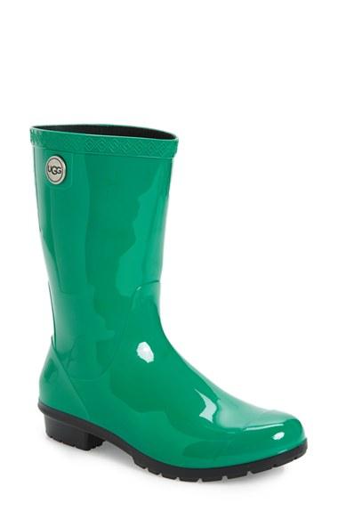 Women's Ugg 'sienna' Rain Boot M - Green