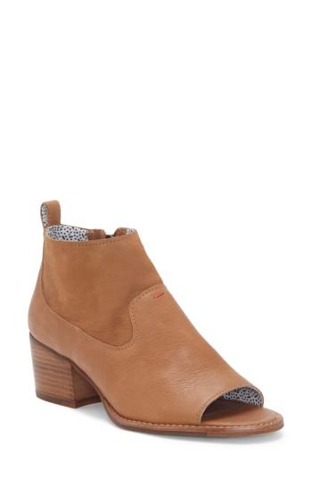 Women's Ed Ellen Degeneres Traison Peep Toe Bootie M - Brown