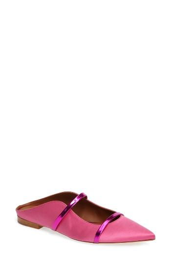 Women's Malone Souliers Maureen Pointy Toe Flat .5us / 38eu - Pink