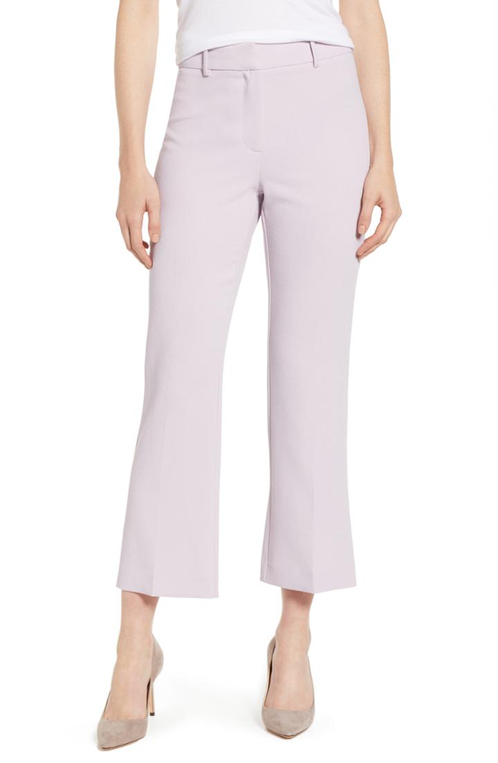 Women's 1.state Crepe Kick Flare Ankle Pants - Pink